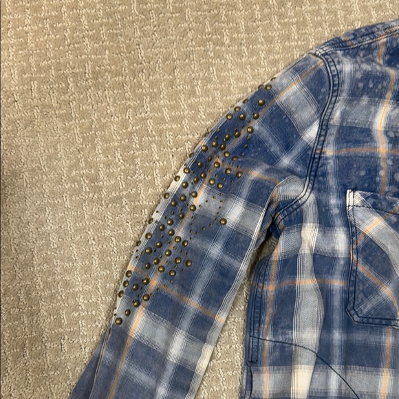 Free People Zip Up Shirt Jacket - Picture 2 of 4